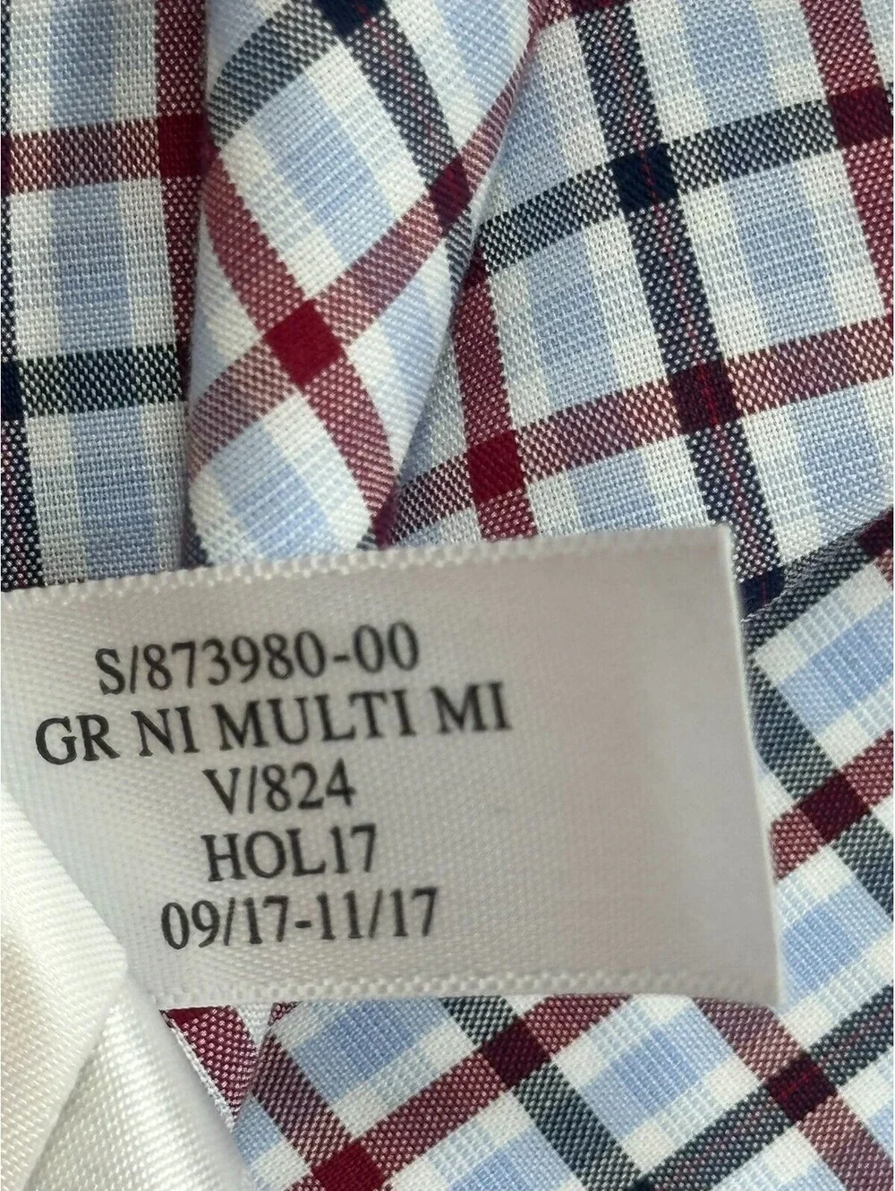 Banana Republic Grant Non-Iron Stretch Button Up Blue Men L